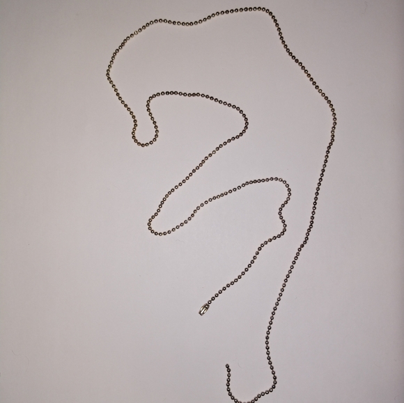 Set of 5 ball chain necklaces, gold color,  new never used. - Picture 7 of 11